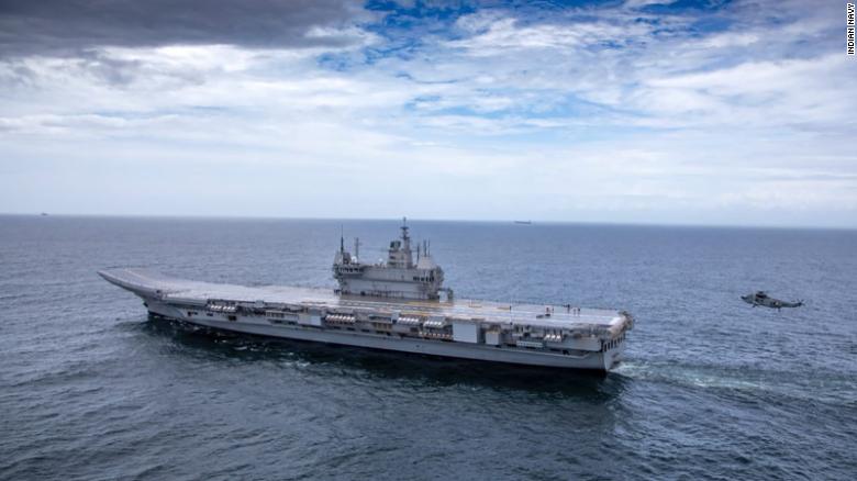 The Vikrant is India&#39;s first domestically built aircraft carrier.