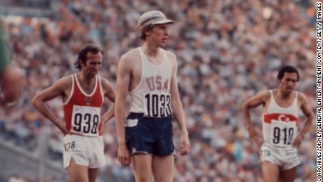 Wottle is preparing to compete in the 1,500m at the Munich Olympics. 