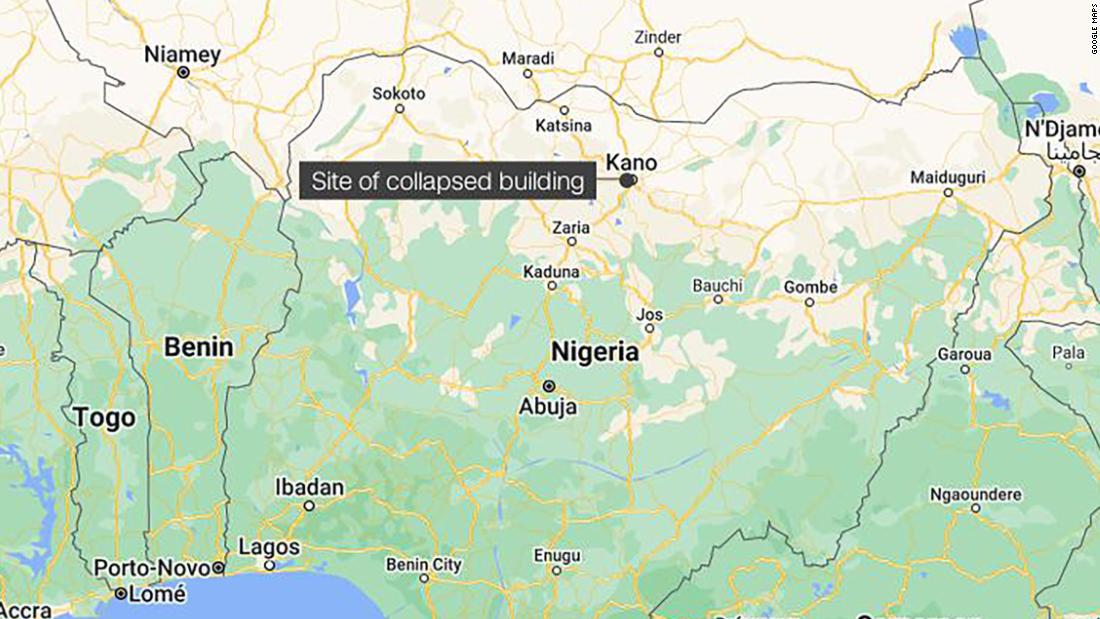 Many people feared trapped under multiple-story building collapse in Nigeria's Kano State