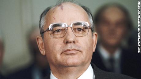 Michail Gorbatschow, gesehen 1984, als er Mitglied des russischen Politbüros und zweiter im Kreml war.