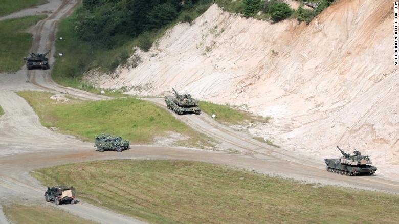US and South Korean forces hold first live-fire exercises since new unit formed