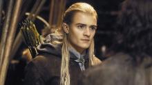 Orlando Bloom as Legolas, a heroic elf, in the &quot;Lord of the Rings&quot; movies of the early 2000s.