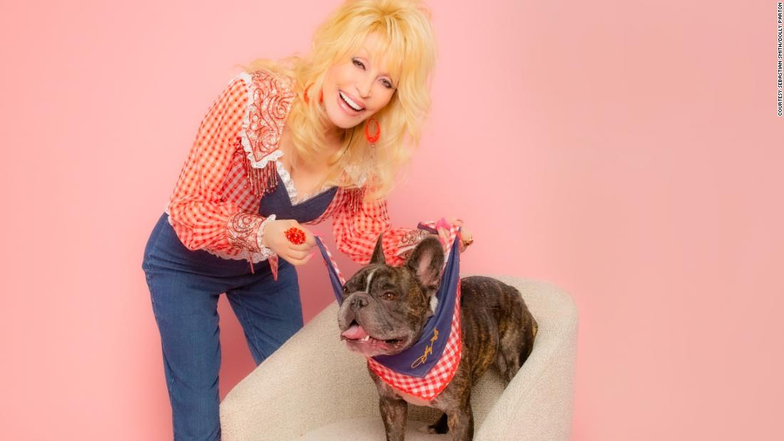 Watch ‘Doggy Parton’: Dolly Parton debuts new brand of dog clothing – CNN Video