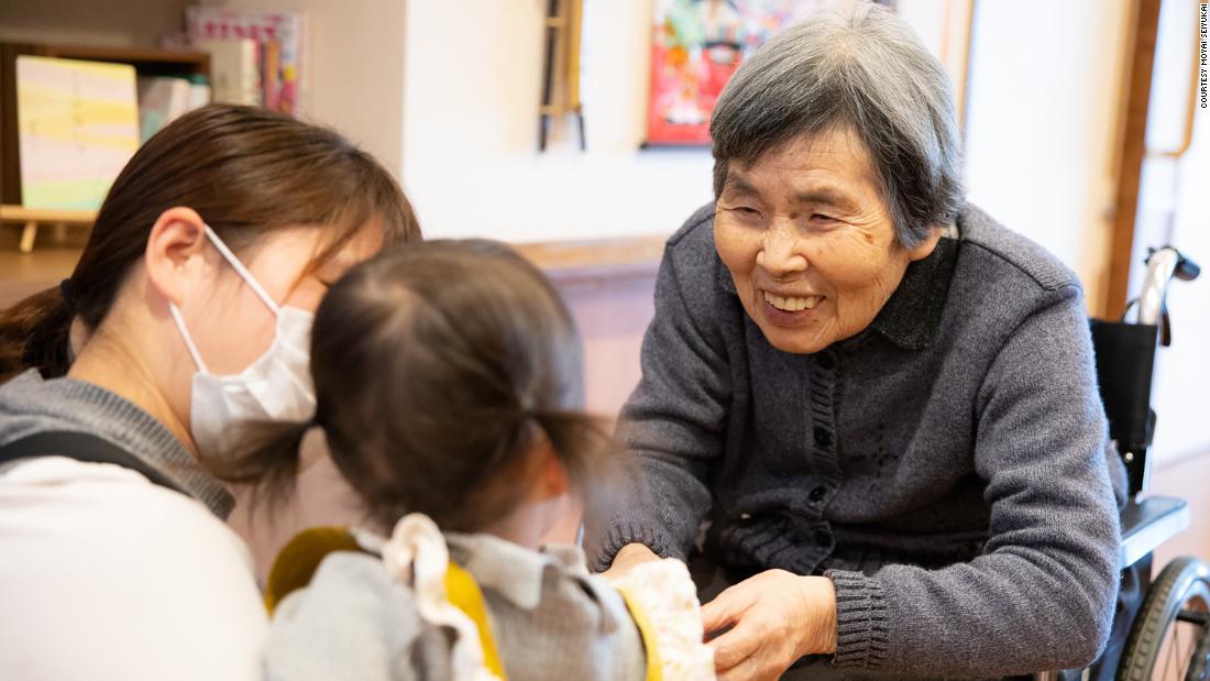Japanese care home recruits babies to cheer up elderly residents