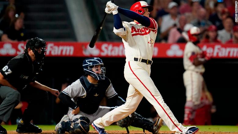 Shohei Ohtani sets new record in Angels 3-2 win over the Yankees.