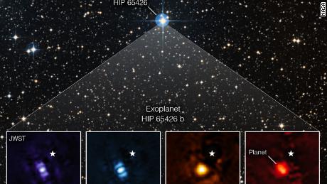 The Webb Telescope takes its first direct image of an exoplanet