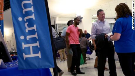 Pace of hiring slowed in August but the job market is still strong