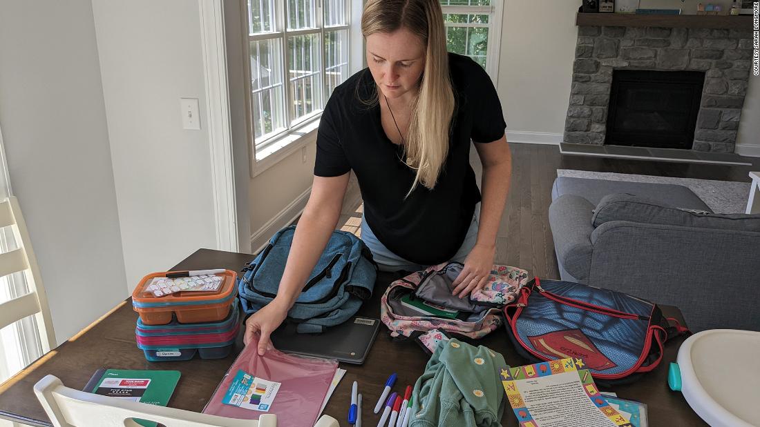 Read more about the article Parents struggling with inflation: ‘I left that $25 backpack for my preschooler at the checkout.’ – CNN