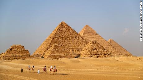 The Pyramids of Giza are the oldest of the Seven Wonders of the Ancient World.