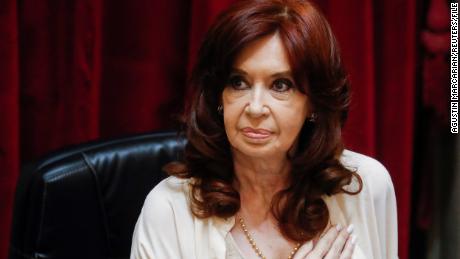 Cristina Fernandez de Kirchner at the National Congress in Buenos Aires.