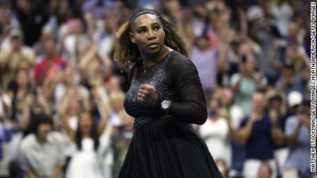 Serena Williams verhoogde haar spel tijdens de US Open.