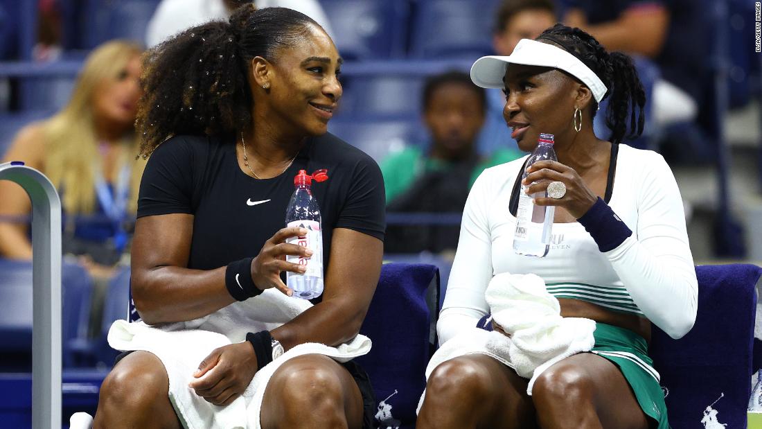 Williams and her sister, Venus, played doubles together on Thursday. They lost in the first round, however, to Lucie Hradecka and Linda Noskova.