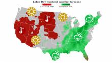 Record heat and flooding: What to expect from weather across the US for Labor Day weekend