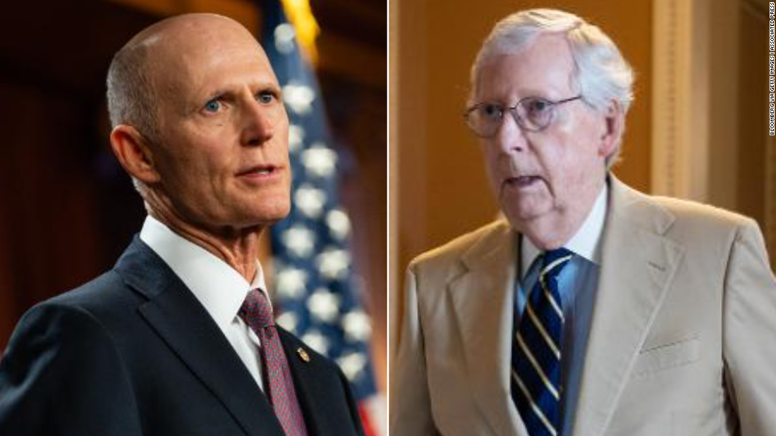 Sen. Rick Scott blasts Mitch McConnell for ‘treasonous’ scrutiny of Republican party’s candidates – CNN Video