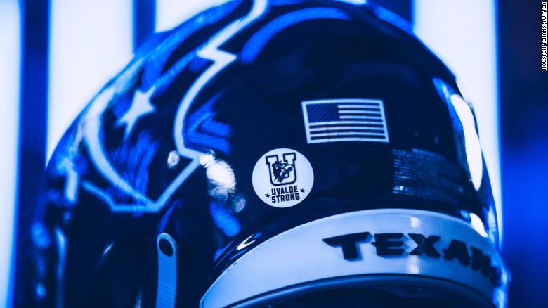 Houston Texans to wear ‘Uvalde Strong’ decal on helmets during opening game of the NFL season