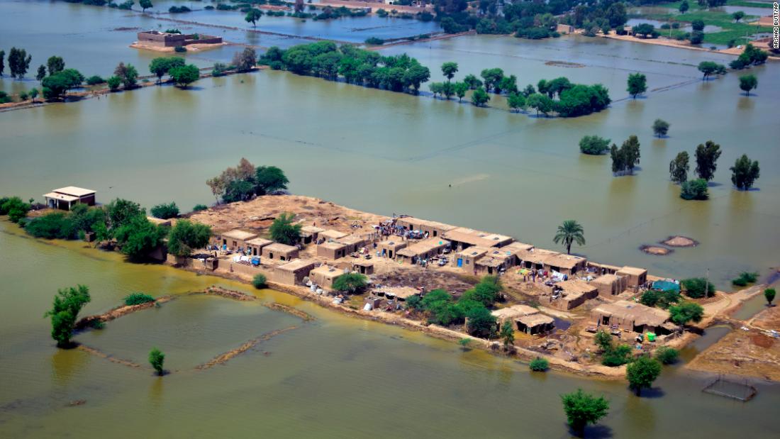 Death toll in Pakistan floods passes 1,280 -- and a third of them are children