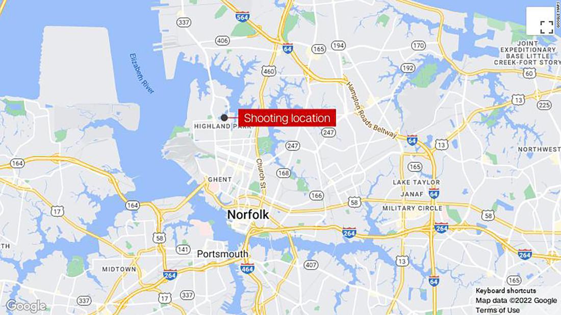 7 people injured in shooting in Norfolk, Virginia, officials say
