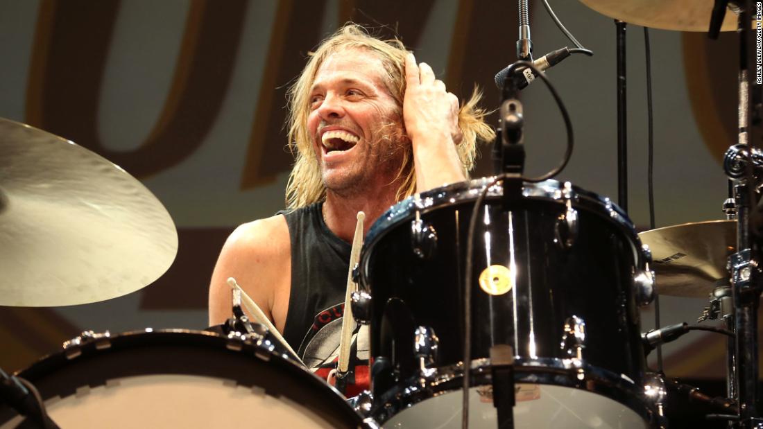 Foo Fighters pay tribute to drummer Taylor Hawkins at emotional London concert