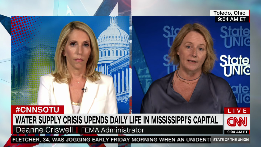 FEMA chief: ‘Too early to tell’ when clean water will be restored in Jackson – CNN Video