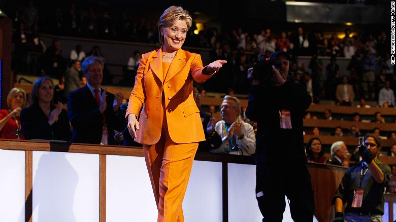 Hillary Clinton describes the moment she decided to switch to her famous pantsuits