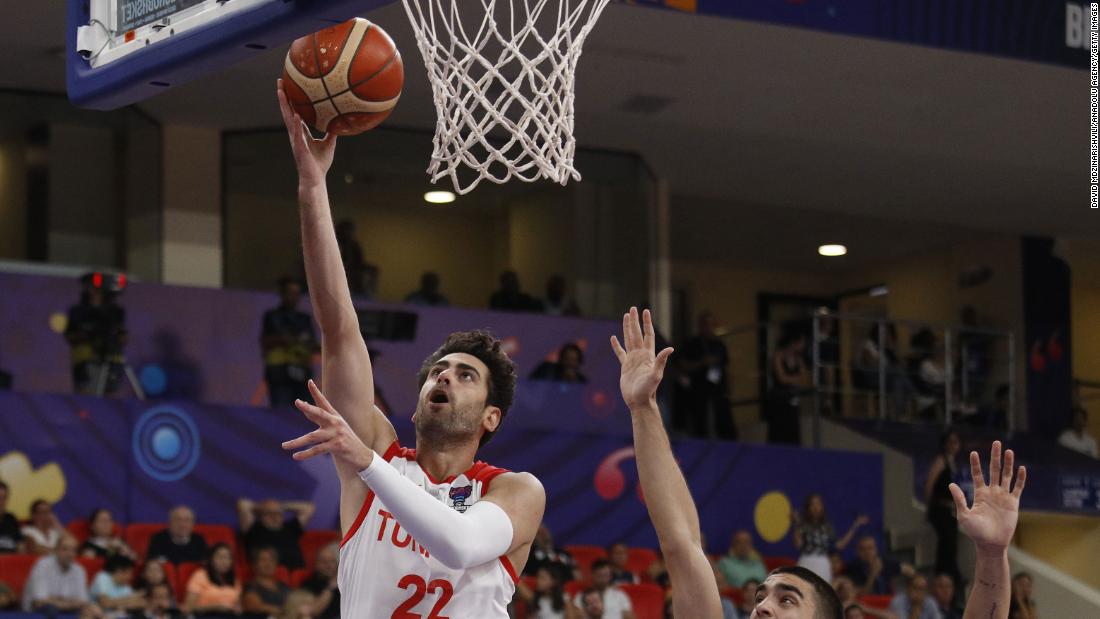 Checking in with Furkan Korkmaz in FIBA World Cup action