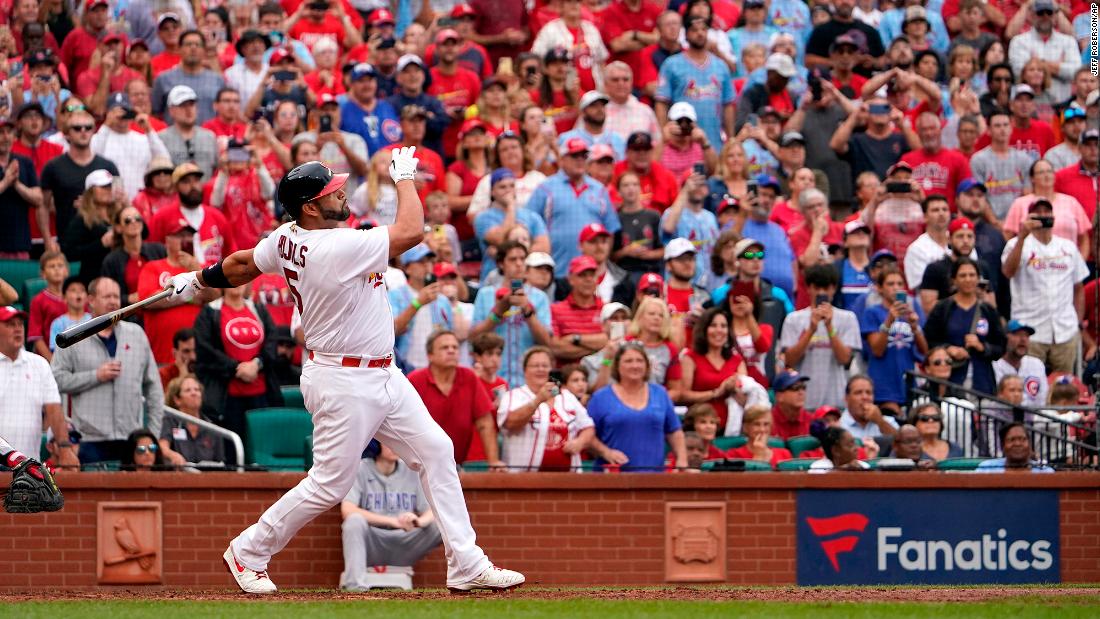 Albert Pujols blasts 695th career HR in Cardinals game to move one shy of fourth on all-time list