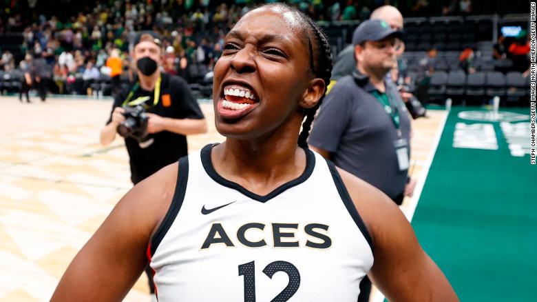 WNBA playoffs: Las Vegas Aces beat Seattle Storm in OT in Game 3 after remarkable end to regulation time