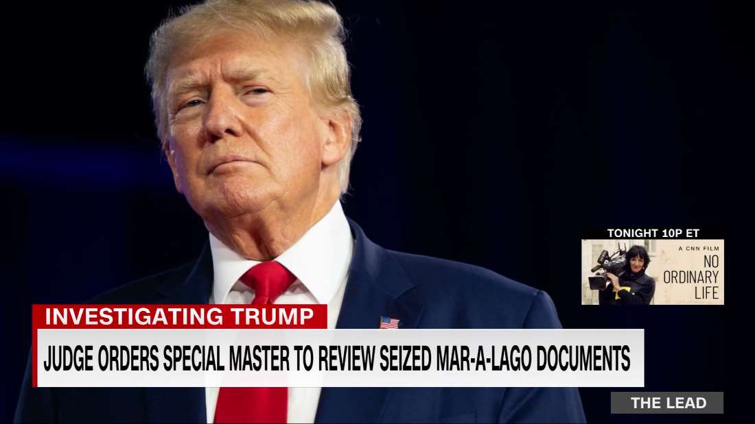 Judge grants Trump’s request for a special master to review materials seized from Mar-a-Lago – CNN Video