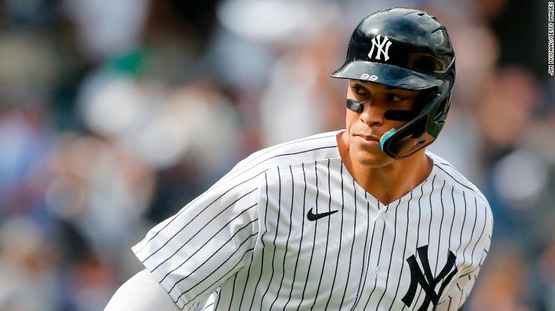 Aaron Judge hits 54th home run of season, tying Yankees record, then heads to watch US Open