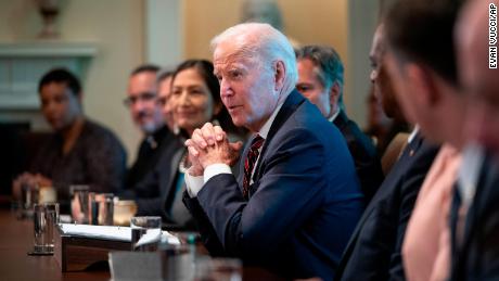 President Joe Biden speaks during a cabinet meeting at the White House, Tuesday, Sept. 6, 2022, in Washington. (AP Photo/Evan Vucci)