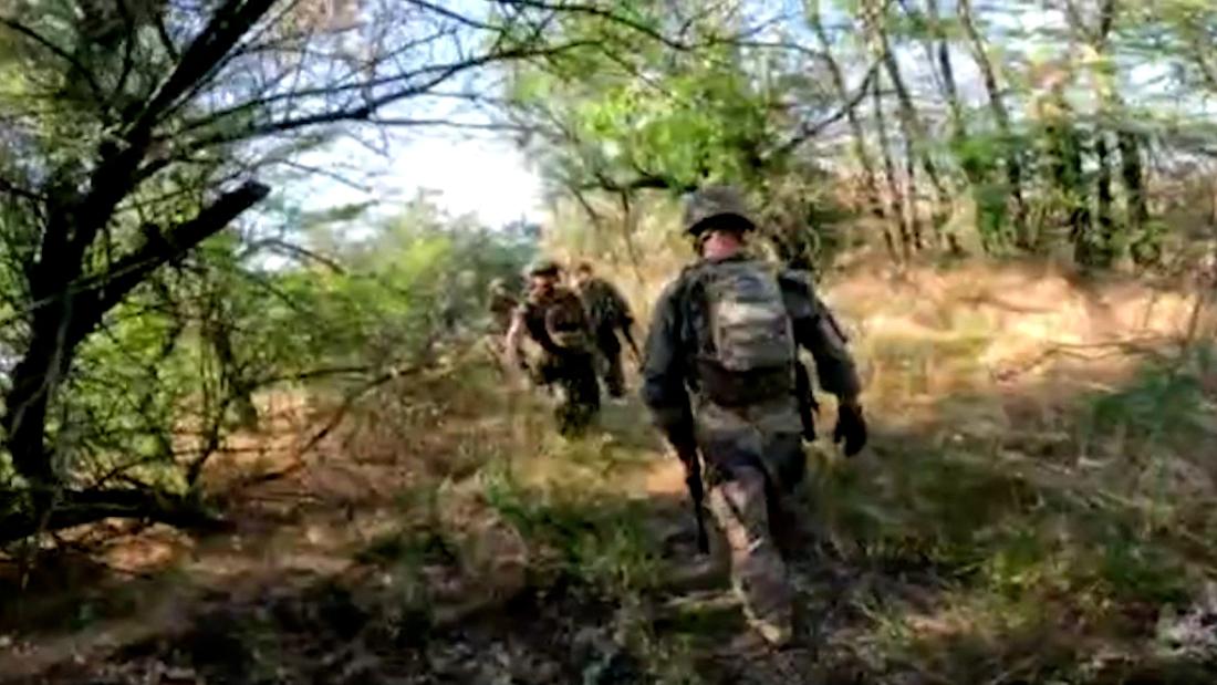 Video shows Russian troops waving a white flag after precision artillery strikes