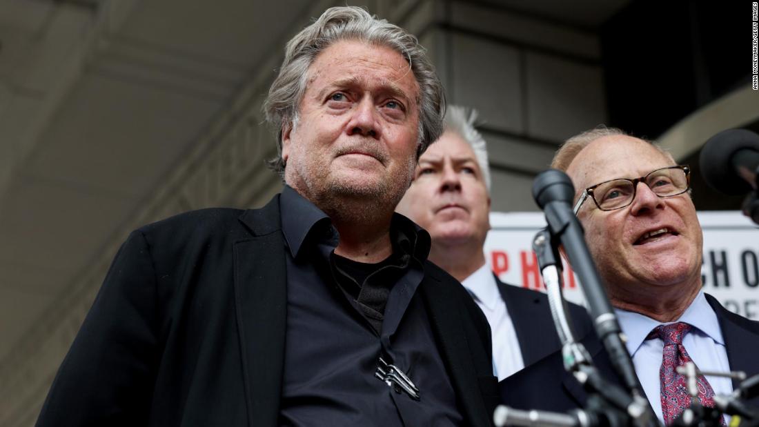 Steve Bannon expected to surrender Thursday on New York state charges related to border wall effort