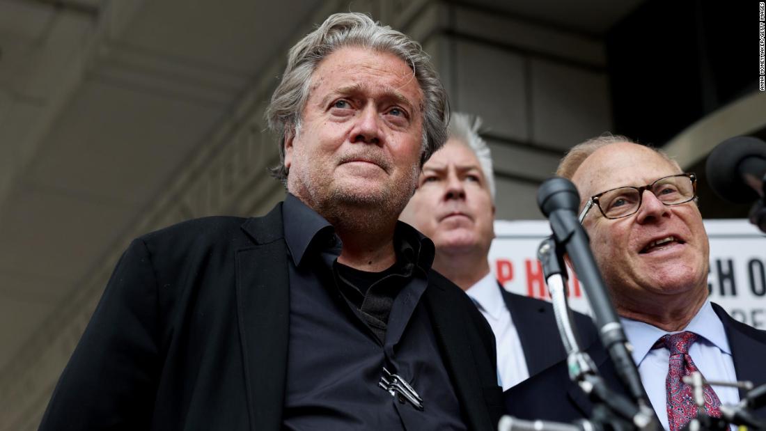 Steve Bannon expected to surrender Thursday on New York state charges related to border wall effort