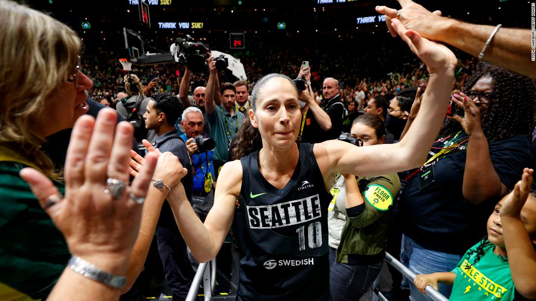 WNBA legend Sue Bird retires from the game after playoff loss in Seattle
