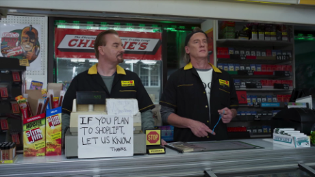 Brian O&#39;Halloran as Dante Hicks and Jeff Anderson as Randal Graves in a scene from &quot;Clerks III.&quot; 