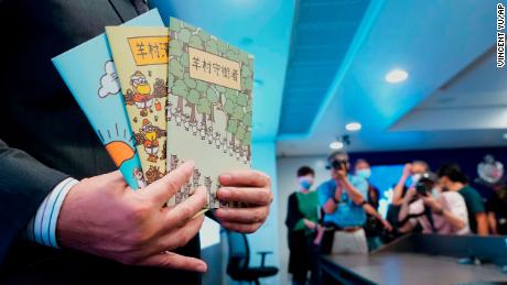 Five Hong Kong speech therapists convicted of sedition over children&#39;s books about wolves and sheep
