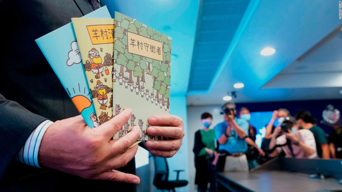 Five Hong Kong speech therapists convicted of sedition over children's books about wolves and sheep