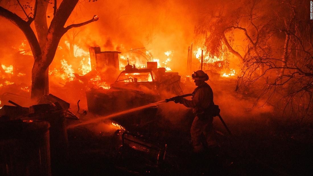 A firefighter battles the &lt;a href=&quot;https://www.cnn.com/2022/09/06/us/california-fairview-fire/index.html&quot; target=&quot;_blank&quot;&gt;Fairview Fire&lt;/a&gt; near Hemet, California, on September 5. The hot and dry conditions mean that fires will spread more quickly, rage more intensely and burn for longer.