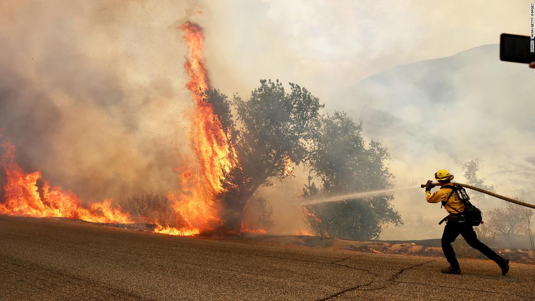 Fairview Fire continues 'burning in all directions on all flanks,' scorching more than 9,000 acres, fire chief says 