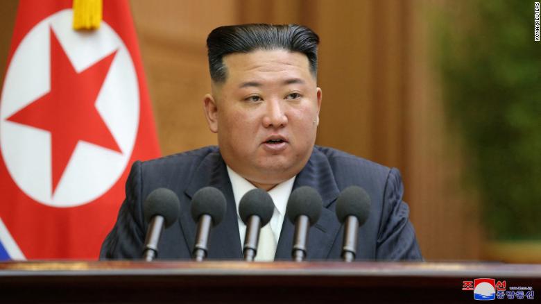 Kim Jong Un addresses North Korea's parliament