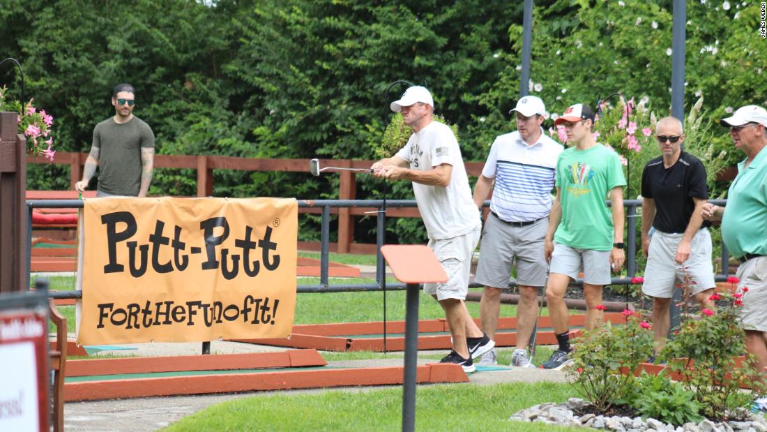 24 hours of mini-golf: The quartet who crushed a world record to raise money for Kentucky flood victims