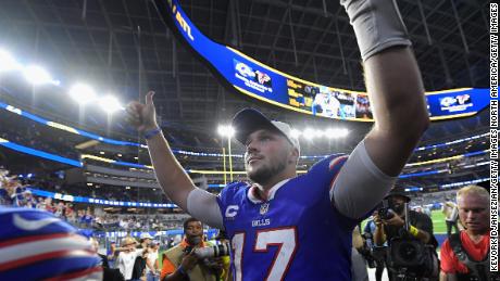The Buffalo Bills claim their Super Bowl aspirations with a 31-10 win over the reigning champions LA Rams in the NFL season opener.