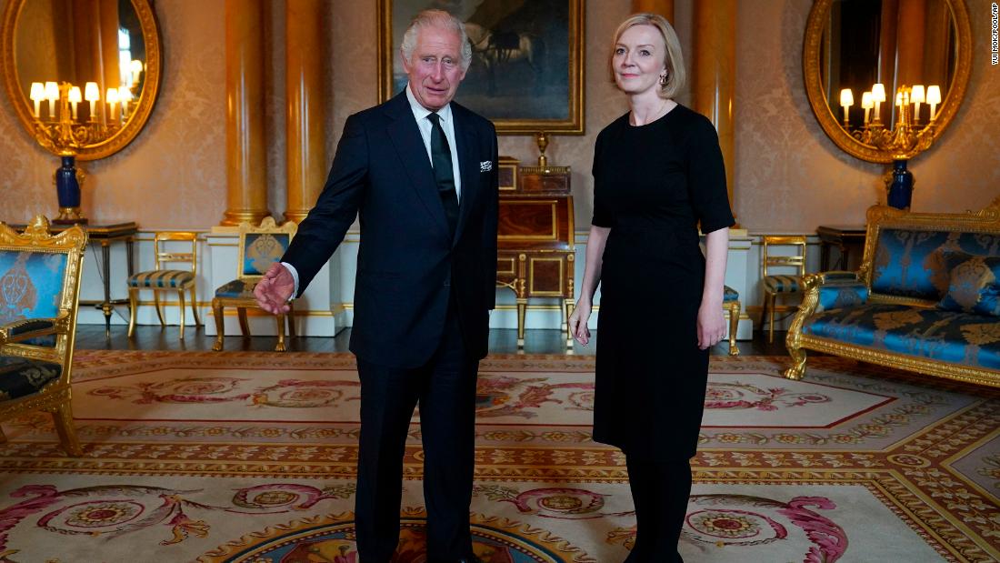 Charles has his first audience with Prime Minister Liz Truss after becoming King in September 2022.