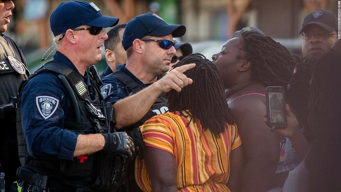 A verbal encounter with police at a Black Lives Matter protest led pregnant activist to 4-year prison sentence