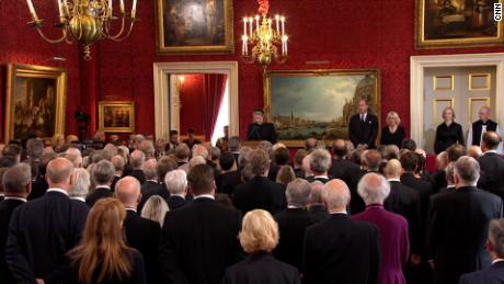 The Accession Council ceremony took place at the State Apartments of royal residence St. James&#39;s Palace on Saturday.