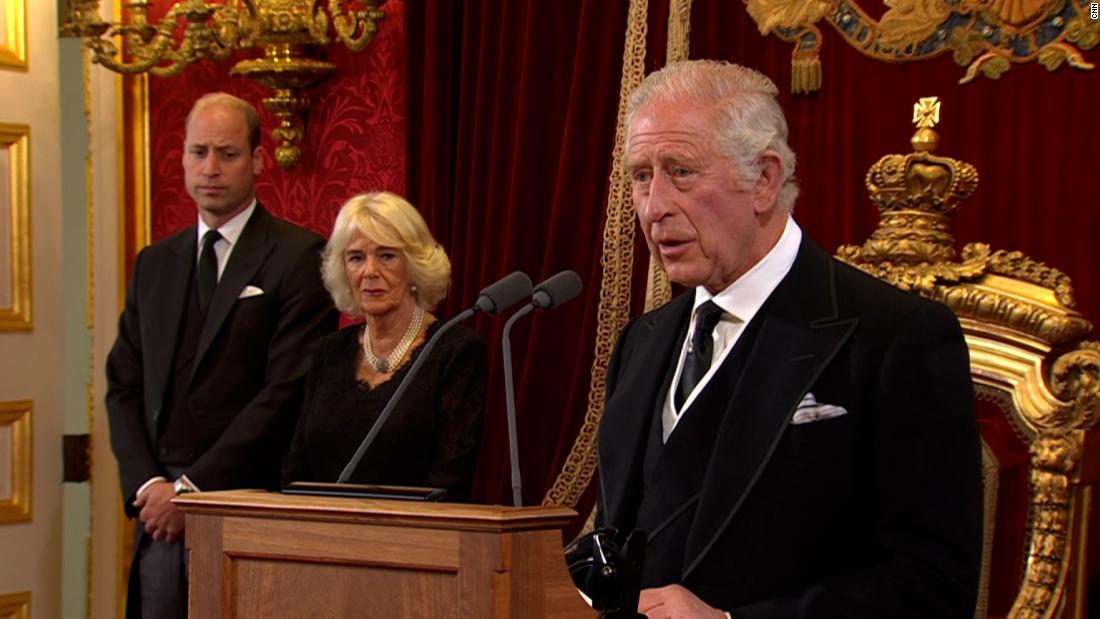 Watch the moment King Charles III was formally proclaimed king  – CNN Video