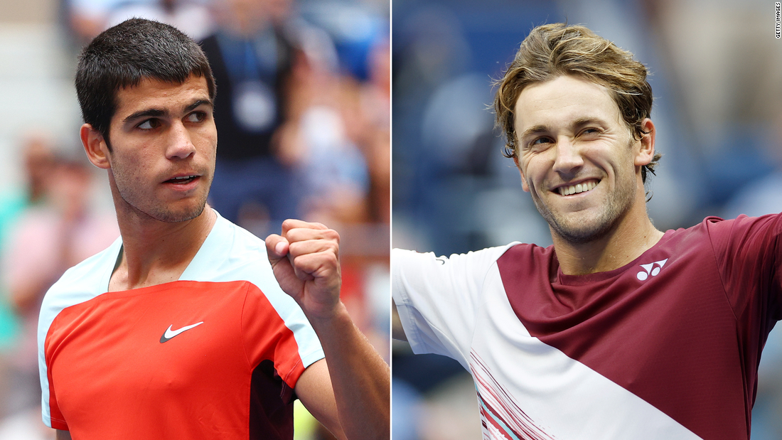 Carlos Alcaraz and Casper Ruud both bidding for history in high-stakes US Open final