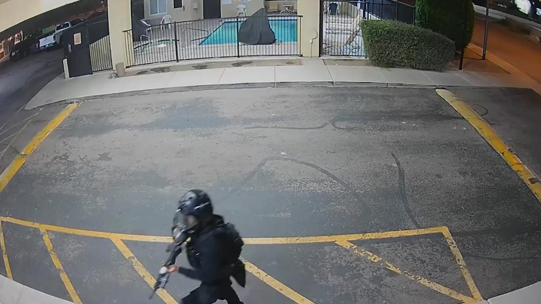 New footage shows gunman clad in tactical gear firing hundreds of rounds – CNN Video