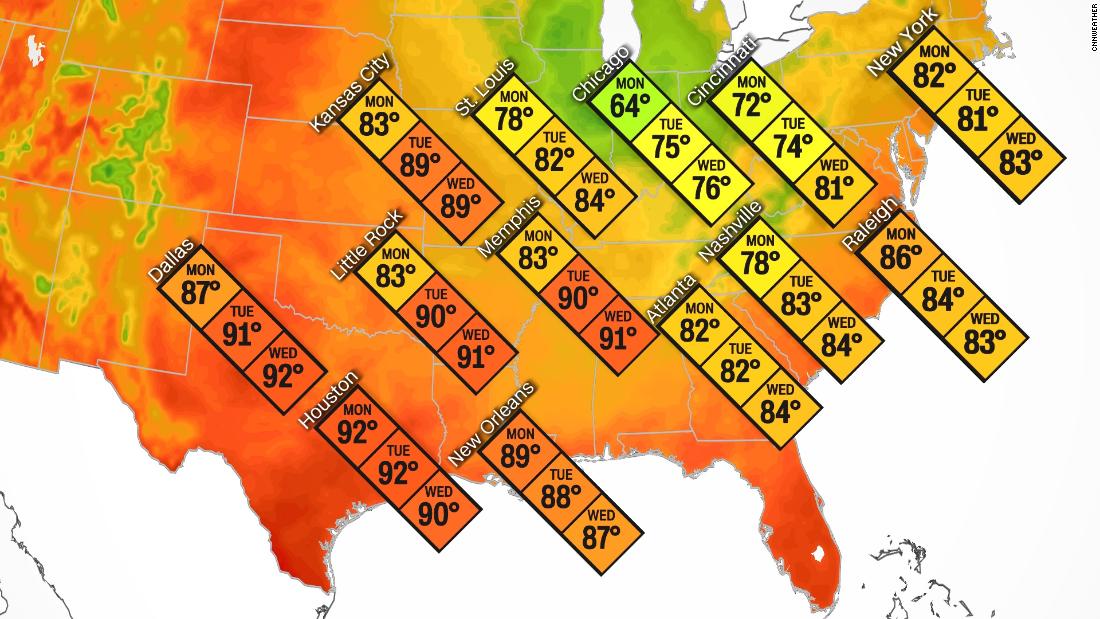 Weather Forecast: Rain For The Midwest As Cool, Fall Temperatures Hit 