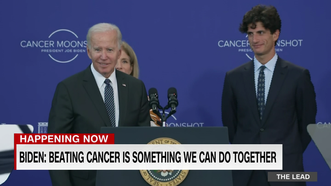 Biden says his Cancer Moonshot goal to halve deaths due to cancer is “doable.” – CNN Video